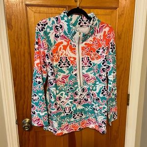 Tracy Negoshian Summer Zip Top